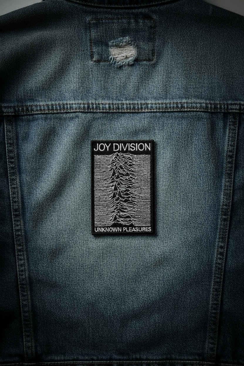 JOY DIVISION - Band Merch Patch: Unknown Pleasures - COOCOO.at - Dein Merch Shop aus Österreich