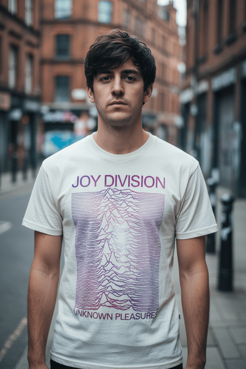 JOY DIVISION - Band T-Shirt: Unknown Pleasures (space) - COOCOO.at - Dein Merch Shop aus Österreich