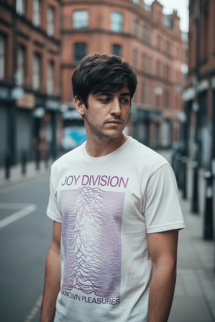 JOY DIVISION - Band T-Shirt: Unknown Pleasures (space) - COOCOO.at - Dein Merch Shop aus Österreich