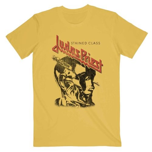 JUDAS PRIEST - Unisex T-Shirt: Stained - JPTEE27MY - Official Merchandise - Bandshirt
