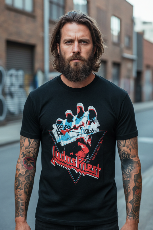 JUDAS PRIEST - Band T-Shirt: BRITISH STEEL