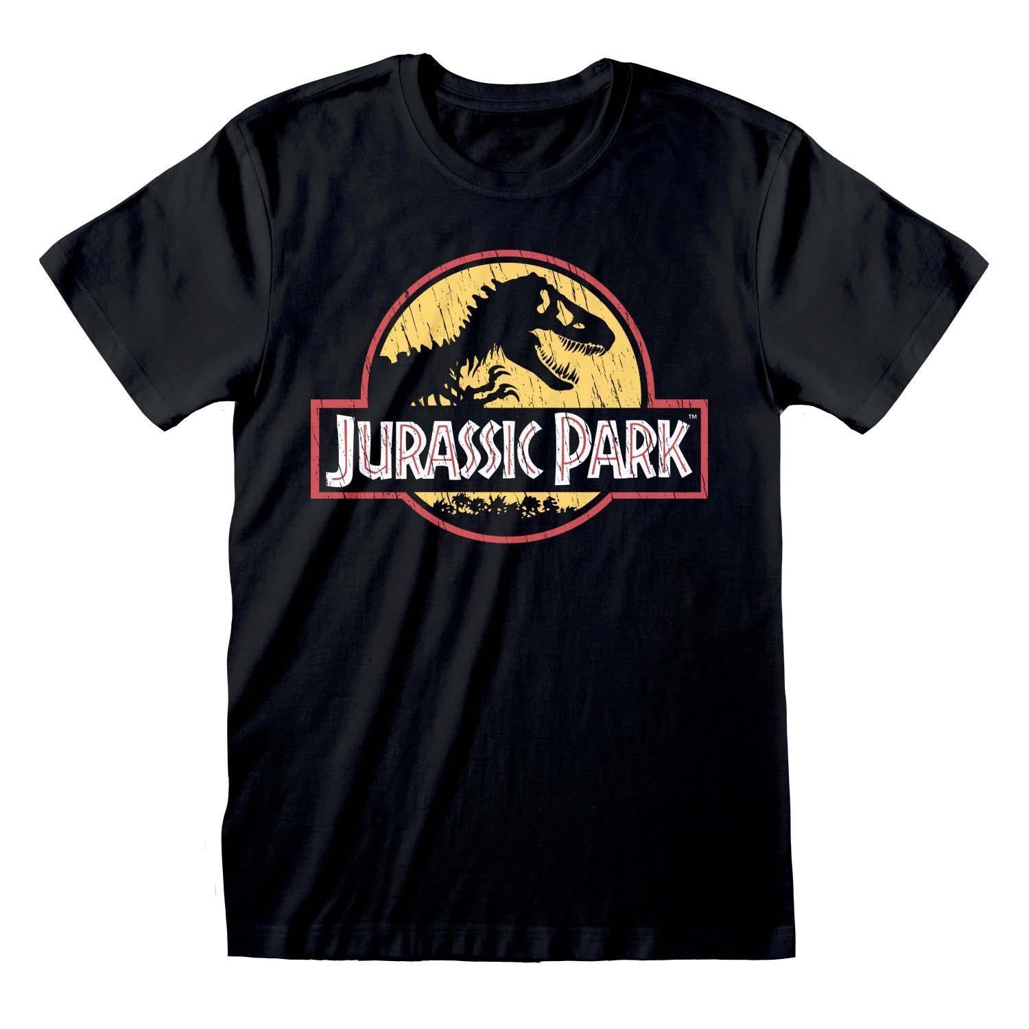 JURASSIC PARK - Merch T-Shirt: ORIGINAL LOGO Movie Merchandise T-Shirt