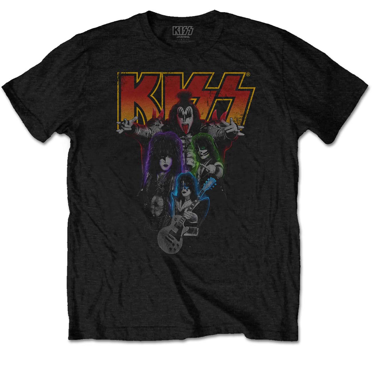 KISS - Band T-Shirt: Neon - COOCOO.at - Dein Merch Shop aus Österreich