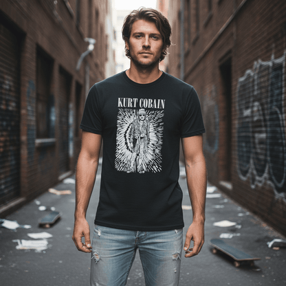 KURT COBAIN - Band T-Shirt: BRILLIANCE - COOCOO.at - Dein Merch Shop aus Österreich