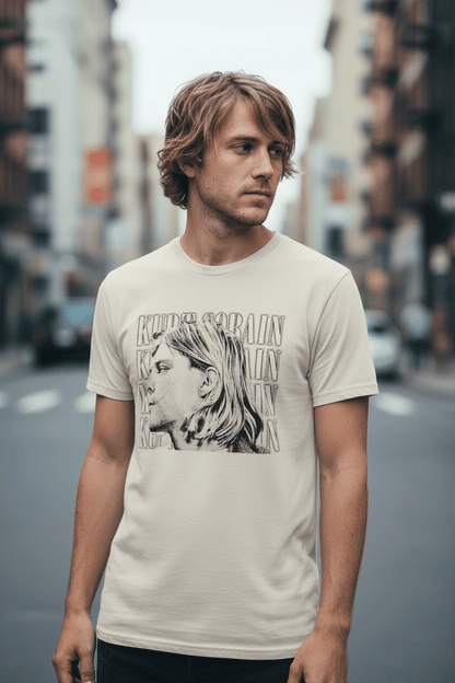 KURT COBAIN - Band T-Shirt: CONTRAST PROFILE - COOCOO.at - Dein Merch Shop aus Österreich
