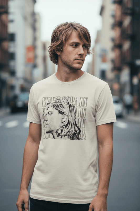 KURT COBAIN - Band T-Shirt: CONTRAST PROFILE - COOCOO.at - Dein Merch Shop aus Österreich