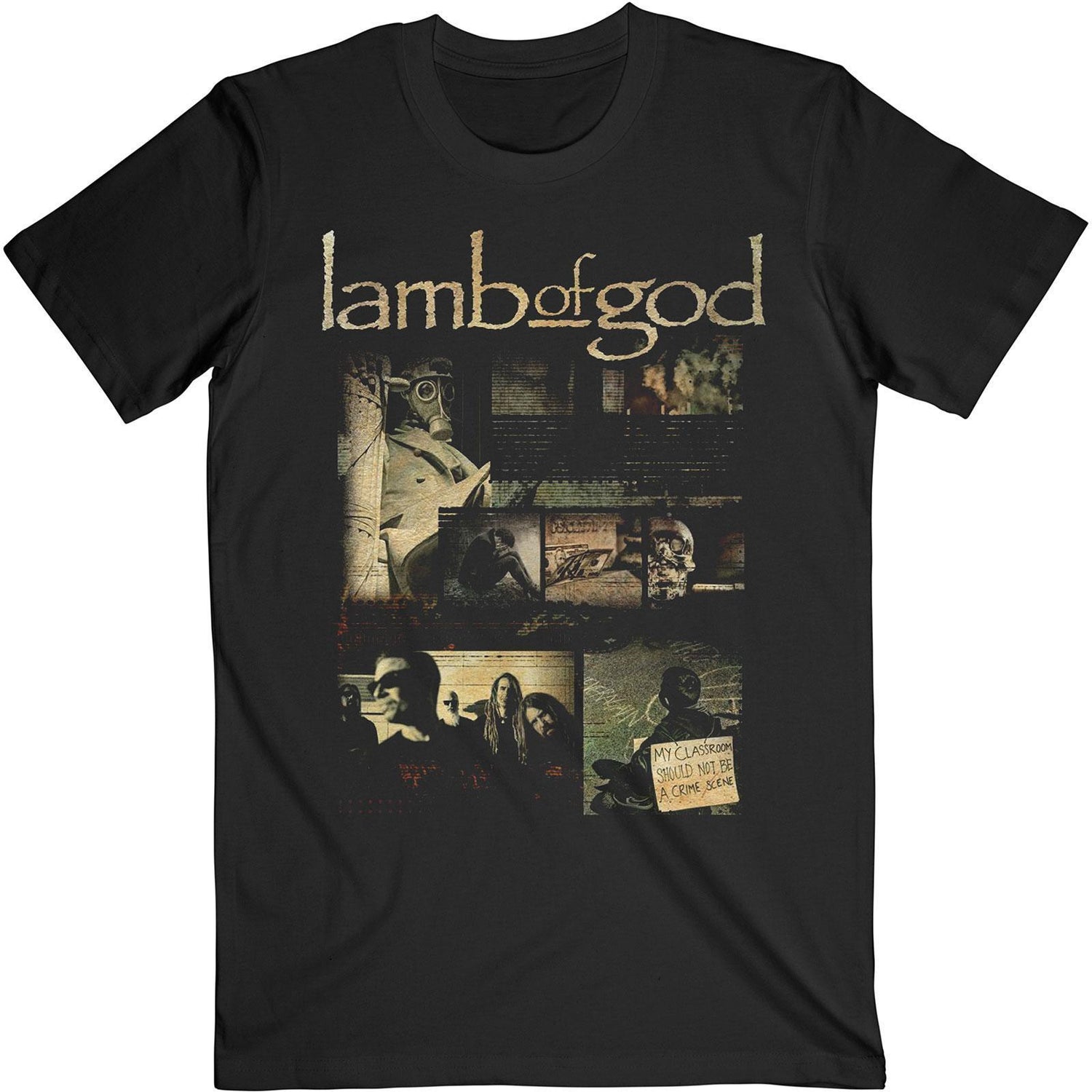 LAMB OF GOD - Band T-Shirt: Album Collage Band Merchandise T-Shirt