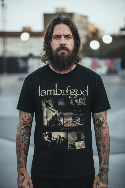 LAMB OF GOD - Band T-Shirt: Album Collage - COOCOO.at - Dein Merch Shop aus Österreich