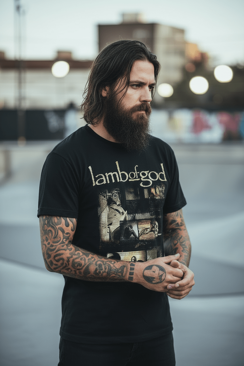 LAMB OF GOD - Band T-Shirt: Album Collage - COOCOO.at - Dein Merch Shop aus Österreich