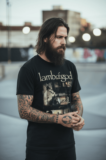 LAMB OF GOD - Band T-Shirt: Album Collage - COOCOO.at - Dein Merch Shop aus Österreich