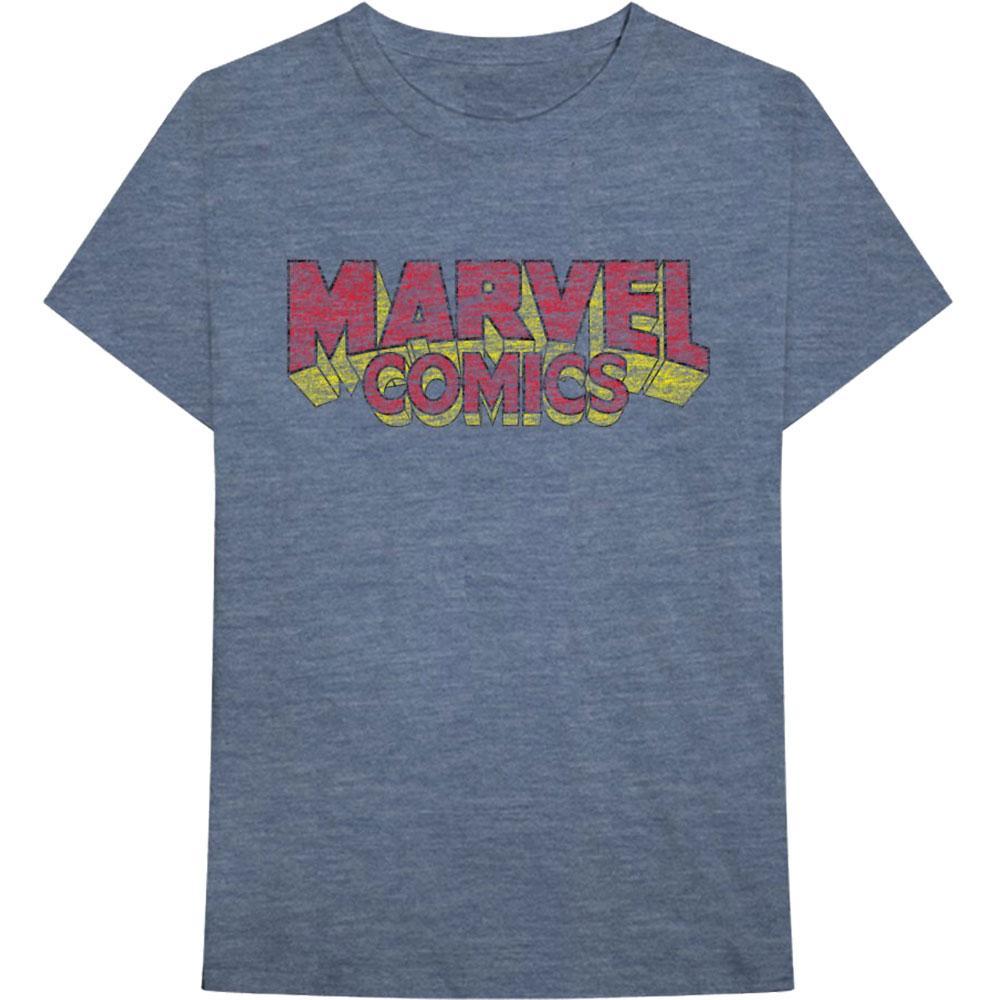 MARVEL COMICS - Merch T-Shirt: DISTRESSED LOGO - COOCOO.at - Dein Merch Shop aus Österreich