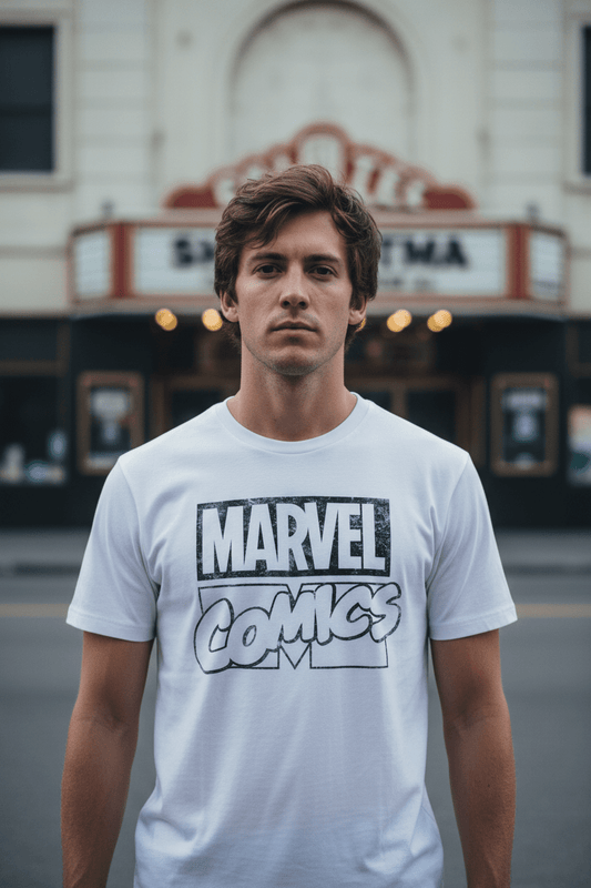 MARVEL COMICS - Merch T-Shirt: LOGO - COOCOO.at - Dein Merch Shop aus Österreich