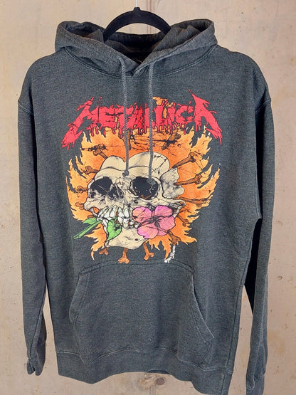 METALLICA - Band Merchandise Hoodie: SKULL FLOWER - COOCOO.at - Dein Merch Shop aus Österreich