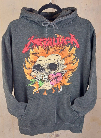 METALLICA - Band Merchandise Hoodie: SKULL FLOWER - COOCOO.at - Dein Merch Shop aus Österreich
