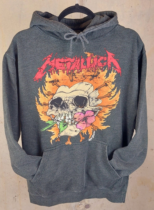 METALLICA - Band Merchandise Hoodie: SKULL FLOWER - COOCOO.at - Dein Merch Shop aus Österreich