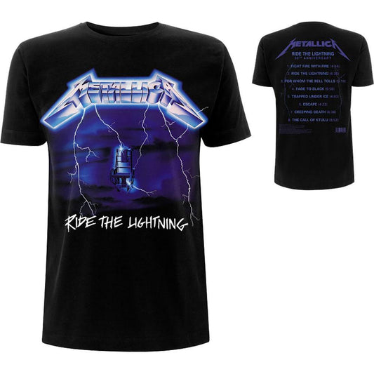 METALLICA - Band T-Shirt: RIDE THE LIGHTNING TRACKS - COOCOO.at - Dein Merch Shop aus Österreich