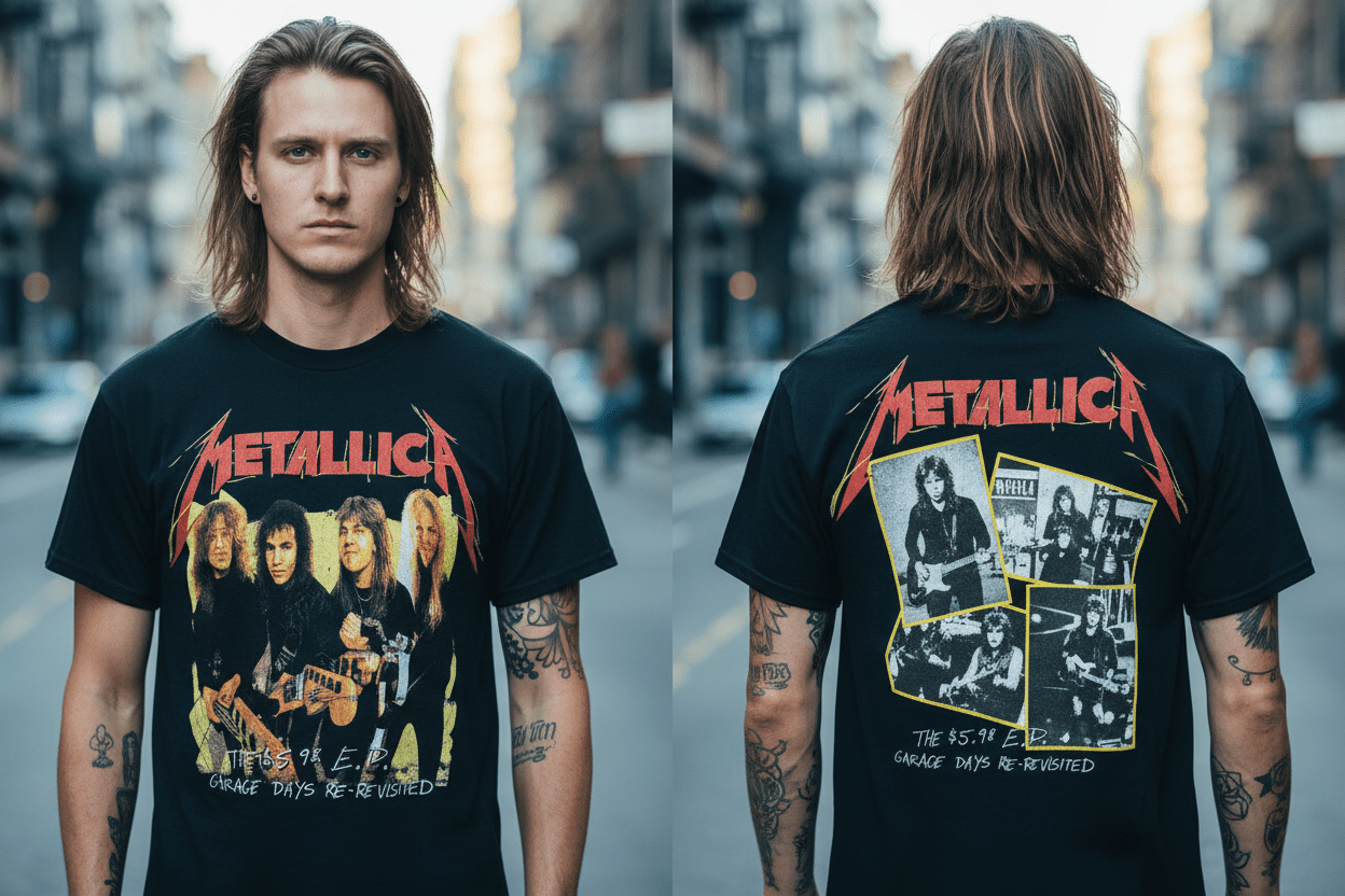 METALLICA - Band T-Shirt: Garage Photo - COOCOO.at - Dein Merch Shop aus Österreich