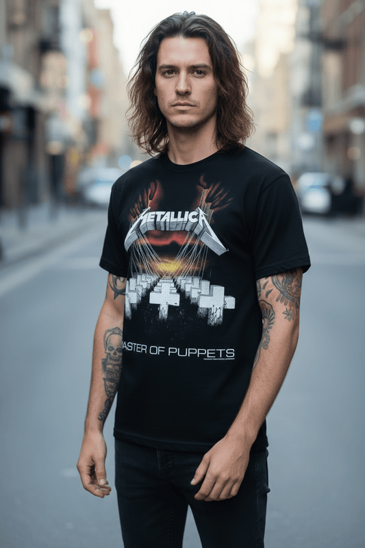 METALLICA - Band T-Shirt: Master Of Puppets Tracks - COOCOO.at - Dein Merch Shop aus Österreich