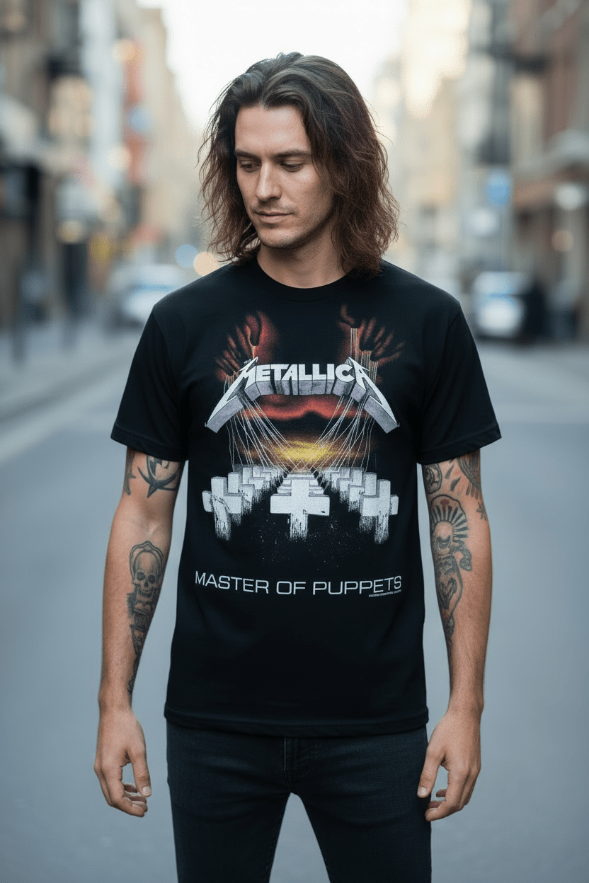 METALLICA - Band T-Shirt: Master Of Puppets Tracks - COOCOO.at - Dein Merch Shop aus Österreich