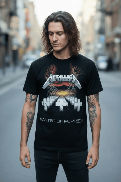 METALLICA - Band T-Shirt: Master Of Puppets Tracks - COOCOO.at - Dein Merch Shop aus Österreich