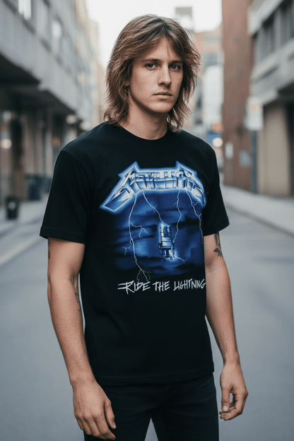 METALLICA - Band T-Shirt: RIDE THE LIGHTNING TRACKS - COOCOO.at - Dein Merch Shop aus Österreich