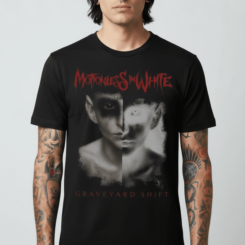 MOTIONLESS IN WHITE - Band T-Shirt: Split Screen - COOCOO.at - Dein Merch Shop aus Österreich