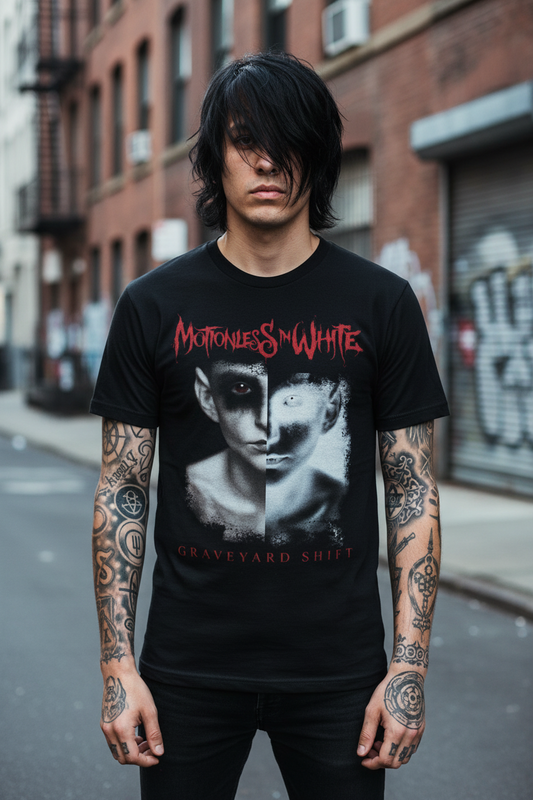 MOTIONLESS IN WHITE - Band T-Shirt: Split Screen