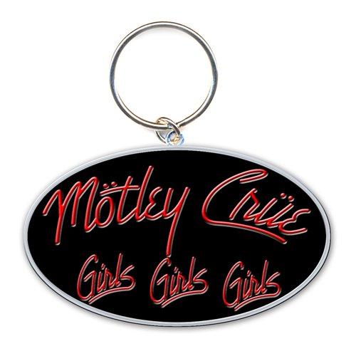 MÖTLEY CRÜE - Schlüsselanhänger: GIRLS Band Merchandise Schlüsselanhänger
