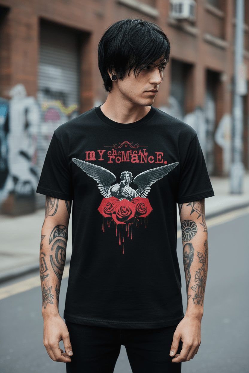 MY CHEMICAL ROMANCE - Band T-Shirt: ANGEL - COOCOO.at - Dein Merch Shop aus Österreich