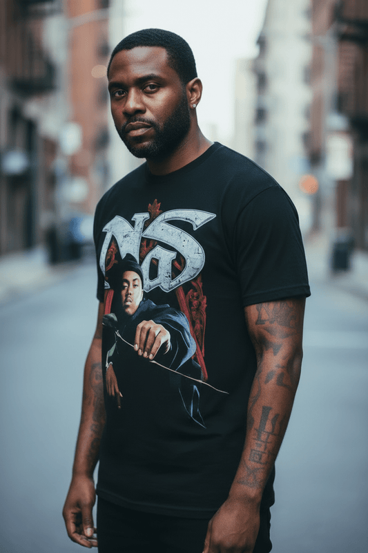 NAS - Merch T-Shirt: RED ROSE - COOCOO.at - Dein Merch Shop aus Österreich