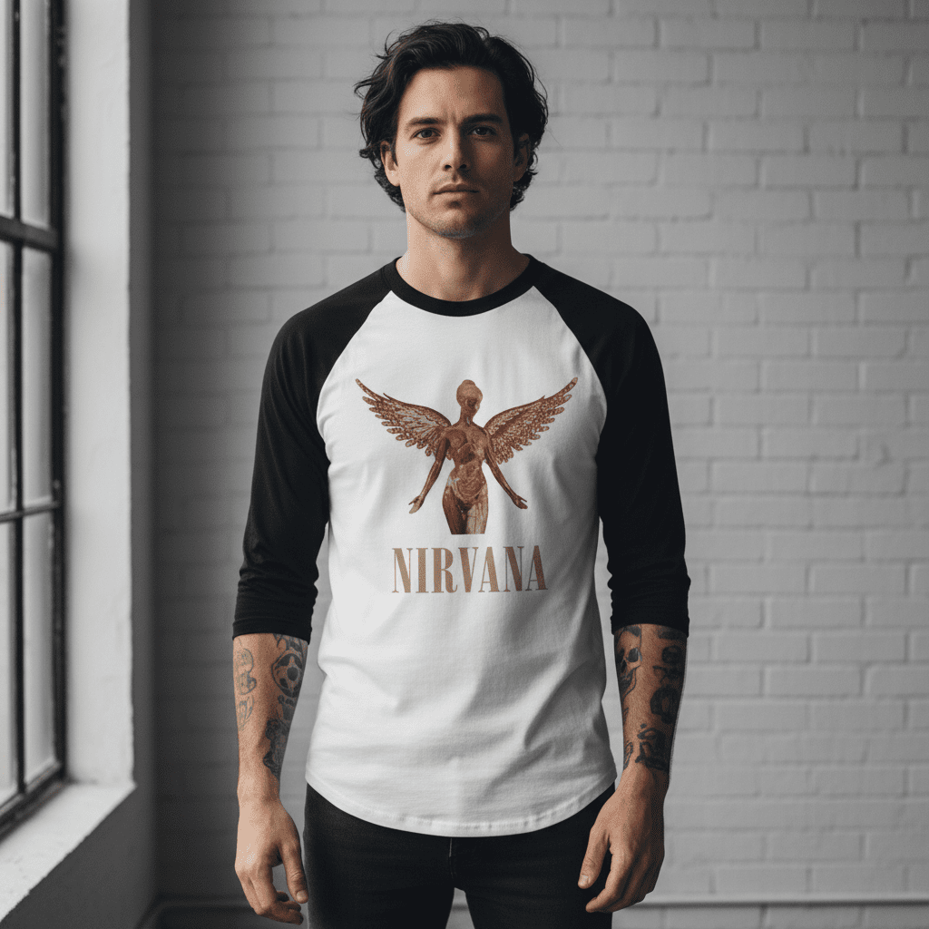 NIRVANA - Band Raglan T-Shirt: In Utero - COOCOO.at - Dein Merch Shop aus Österreich