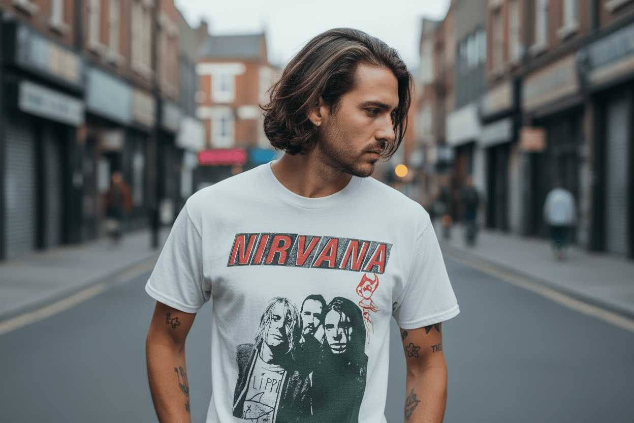 NIRVANA - Band T-Shirt: Flipper - COOCOO.at - Dein Merch Shop aus Österreich