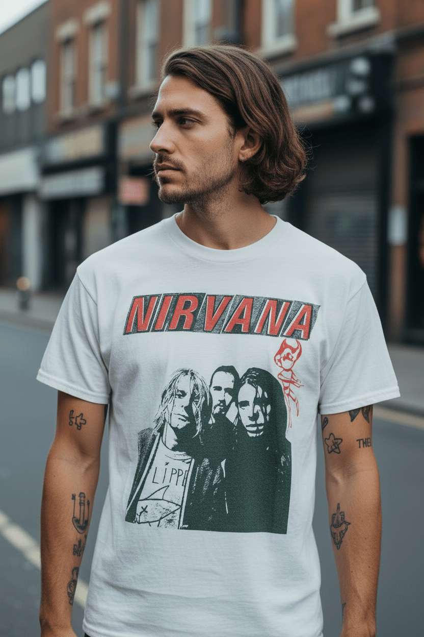 NIRVANA - Band T-Shirt: Flipper - COOCOO.at - Dein Merch Shop aus Österreich
