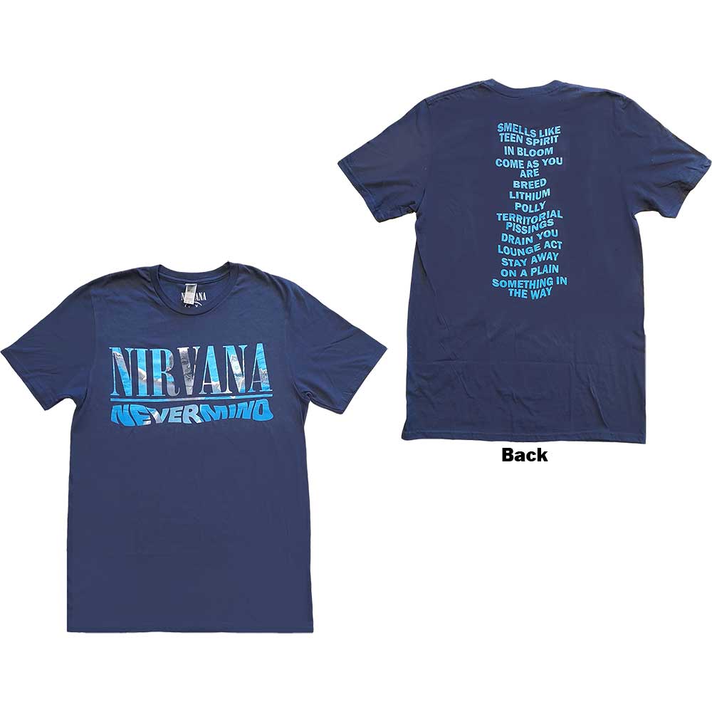 NIRVANA - Band T-Shirt: NEVERMIND - COOCOO.at - Dein Merch Shop aus Österreich