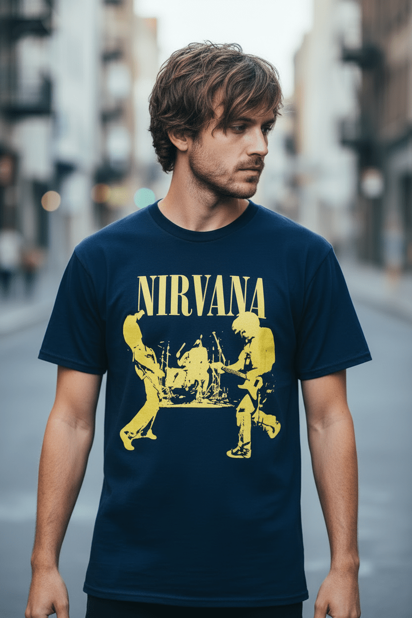 NIRVANA - Band T-Shirt: STAGE - COOCOO.at - Dein Merch Shop aus Österreich