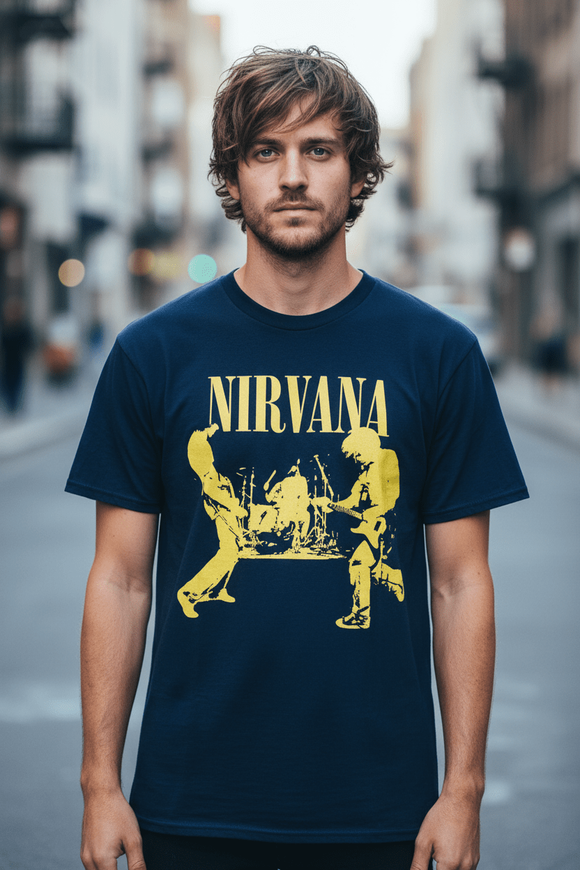 NIRVANA - Band T-Shirt: STAGE - COOCOO.at - Dein Merch Shop aus Österreich