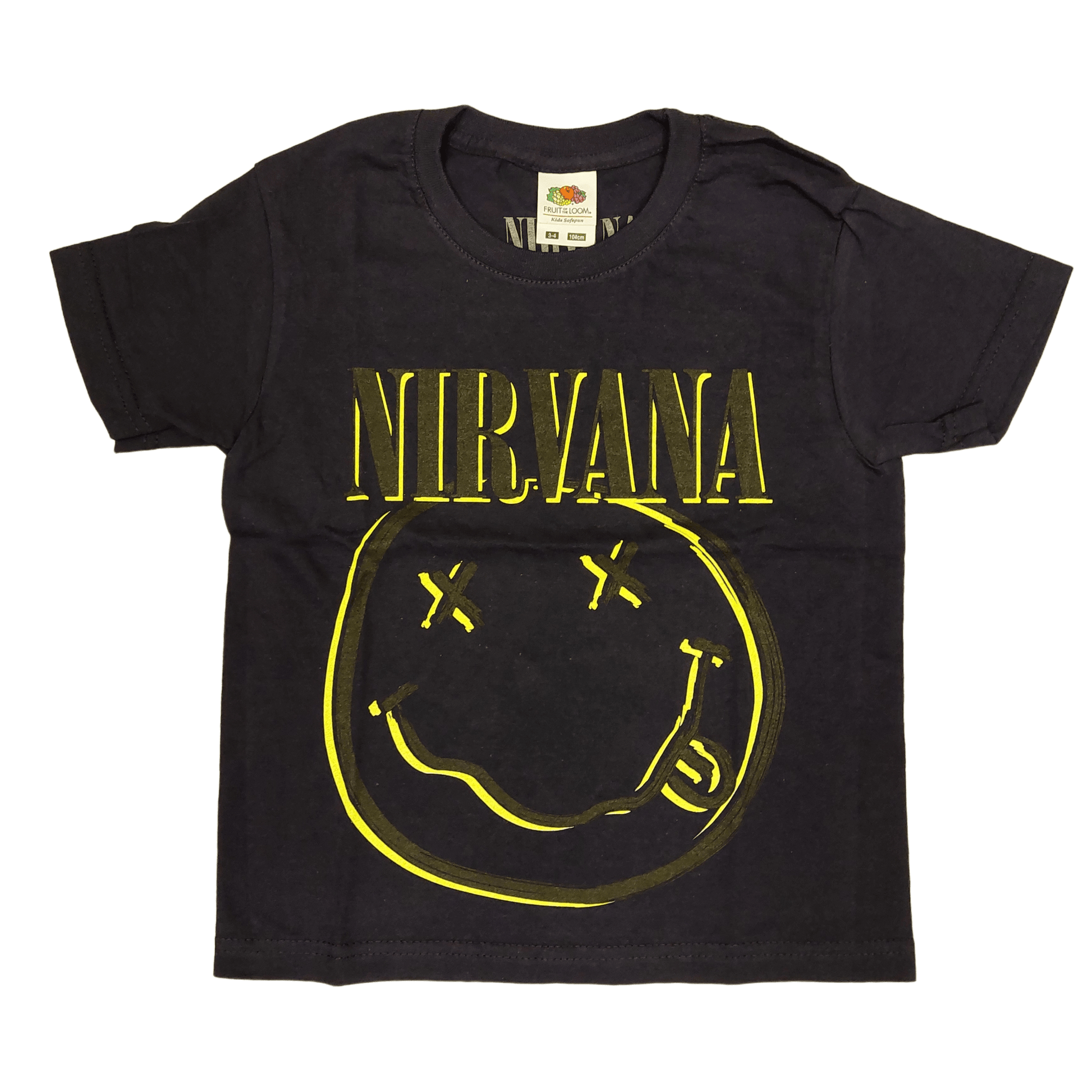 NIRVANA - Kids Band T-Shirt: SMILEY - COOCOO.at - Dein Merch Shop aus Österreich