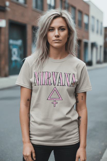 NIRVANA - Ladies Band T-Shirt: FEMME - COOCOO.at - Dein Merch Shop aus Österreich