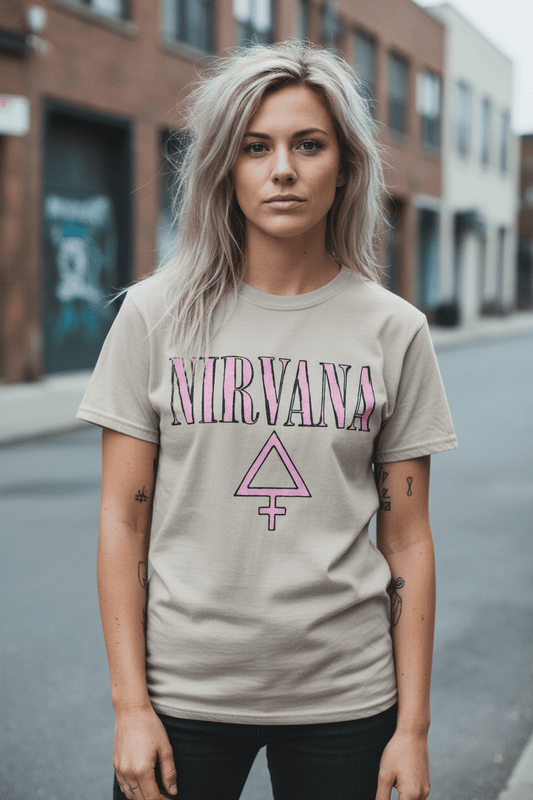 NIRVANA - Ladies Band T-Shirt: FEMME - COOCOO.at - Dein Merch Shop aus Österreich