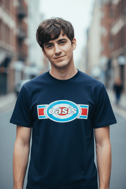 OASIS - Band T-Shirt: OBLONG TARGET - COOCOO.at - Dein Merch Shop aus Österreich
