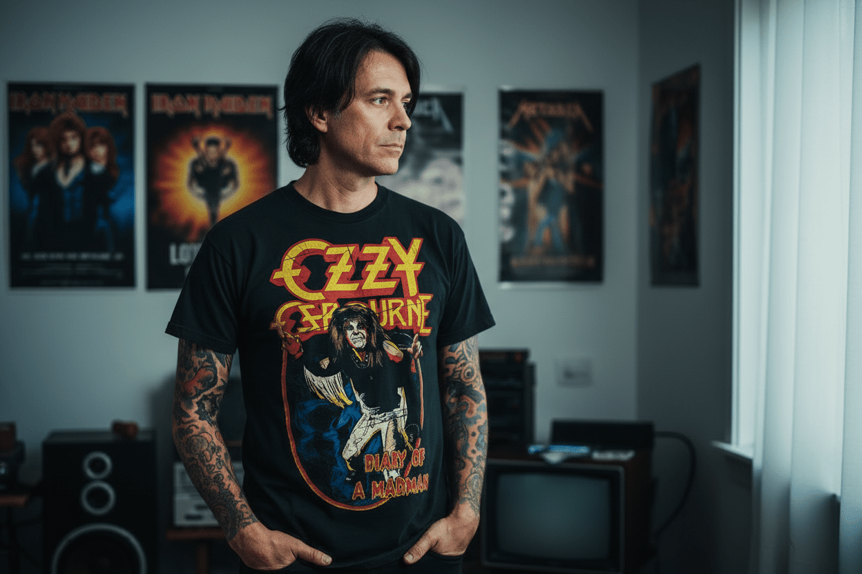 OZZY OSBOURNE - Band T-Shirt: DIARY - COOCOO.at - Dein Merch Shop aus Österreich