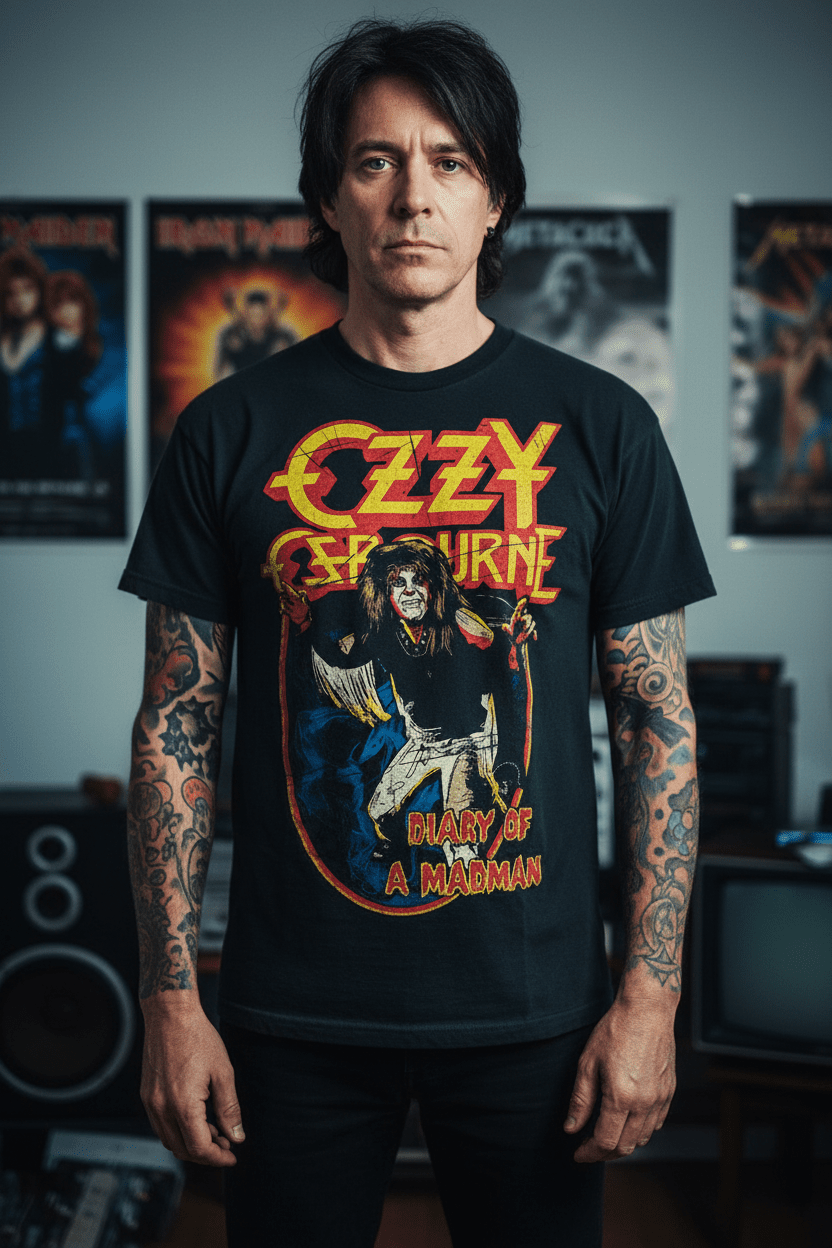OZZY OSBOURNE - Band T-Shirt: DIARY - COOCOO.at - Dein Merch Shop aus Österreich