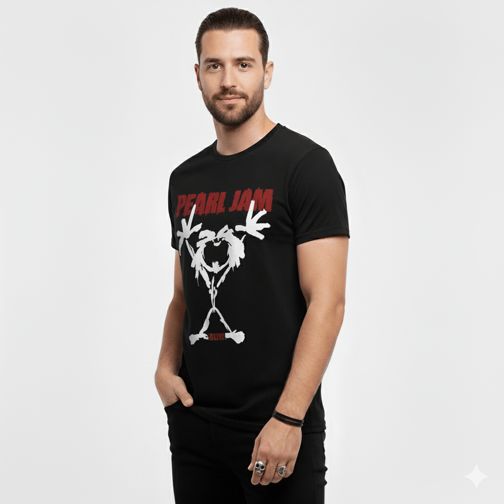 PEARL JAM – Band T-Shirt: Stickman - COOCOO.at - Dein Merch Shop aus Österreich