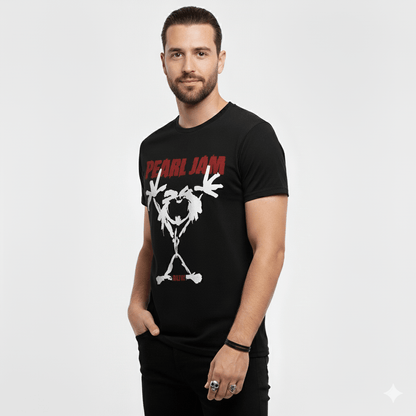 PEARL JAM – Band T-Shirt: Stickman - COOCOO.at - Dein Merch Shop aus Österreich