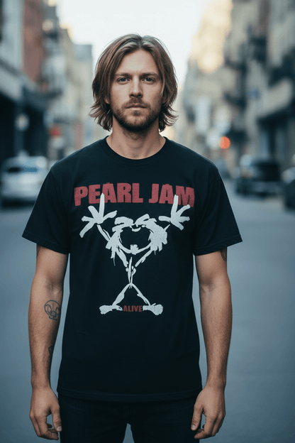 PEARL JAM – Band T-Shirt: Stickman - COOCOO.at - Dein Merch Shop aus Österreich