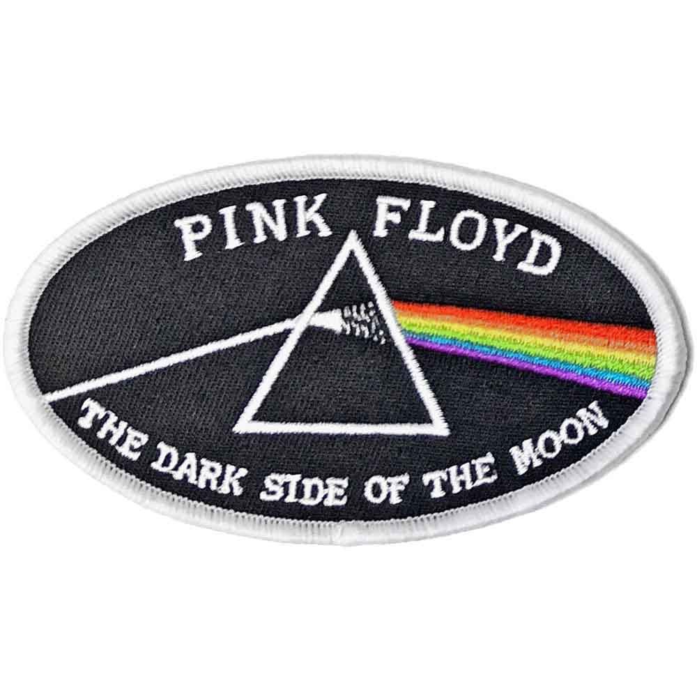 PINK FLOYD - Band Merch Patch: Dark Side of the Moon Oval - COOCOO.at - Dein Merch Shop aus Österreich
