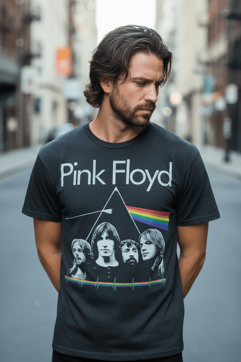 PINK FLOYD - Band T-Shirt: DARK BAND - COOCOO.at - Dein Merch Shop aus Österreich