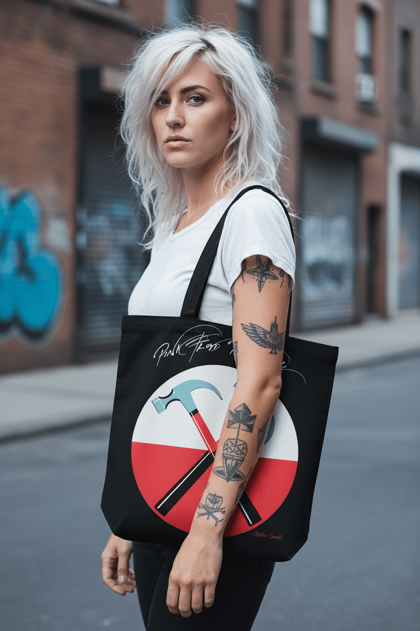 PINK FLOYD – Baumwolltasche: THE WALL - COOCOO.at - Dein Merch Shop aus Österreich