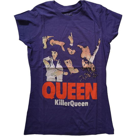 QUEEN - Ladies Band T-Shirt: KILLER QUEEN Band Merchandise Ladies Shirt