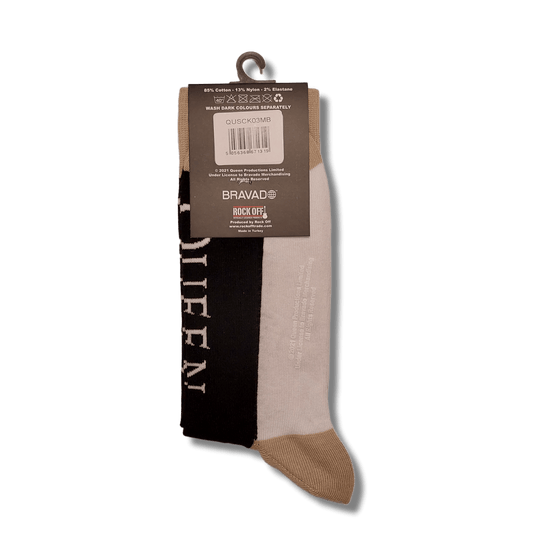 QUEEN - Merch Socken: CREST & LOGO Band Merchandise Socken